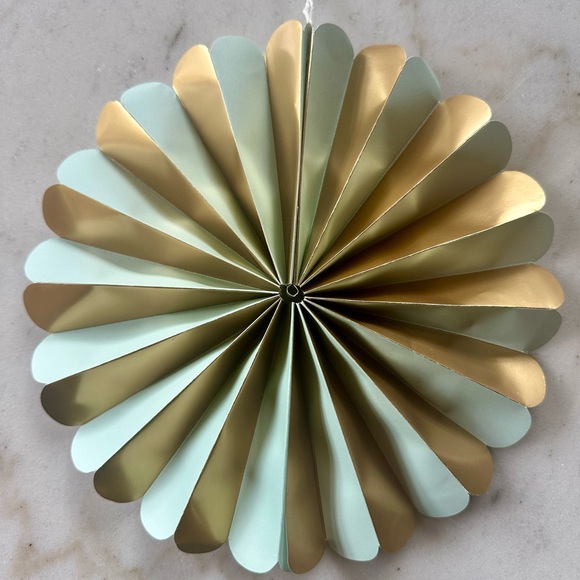 Set of 5 Rifle Paper Co Party Fans Garden Party | Rifle Paper Garden Party Set - Picture 5 of 13